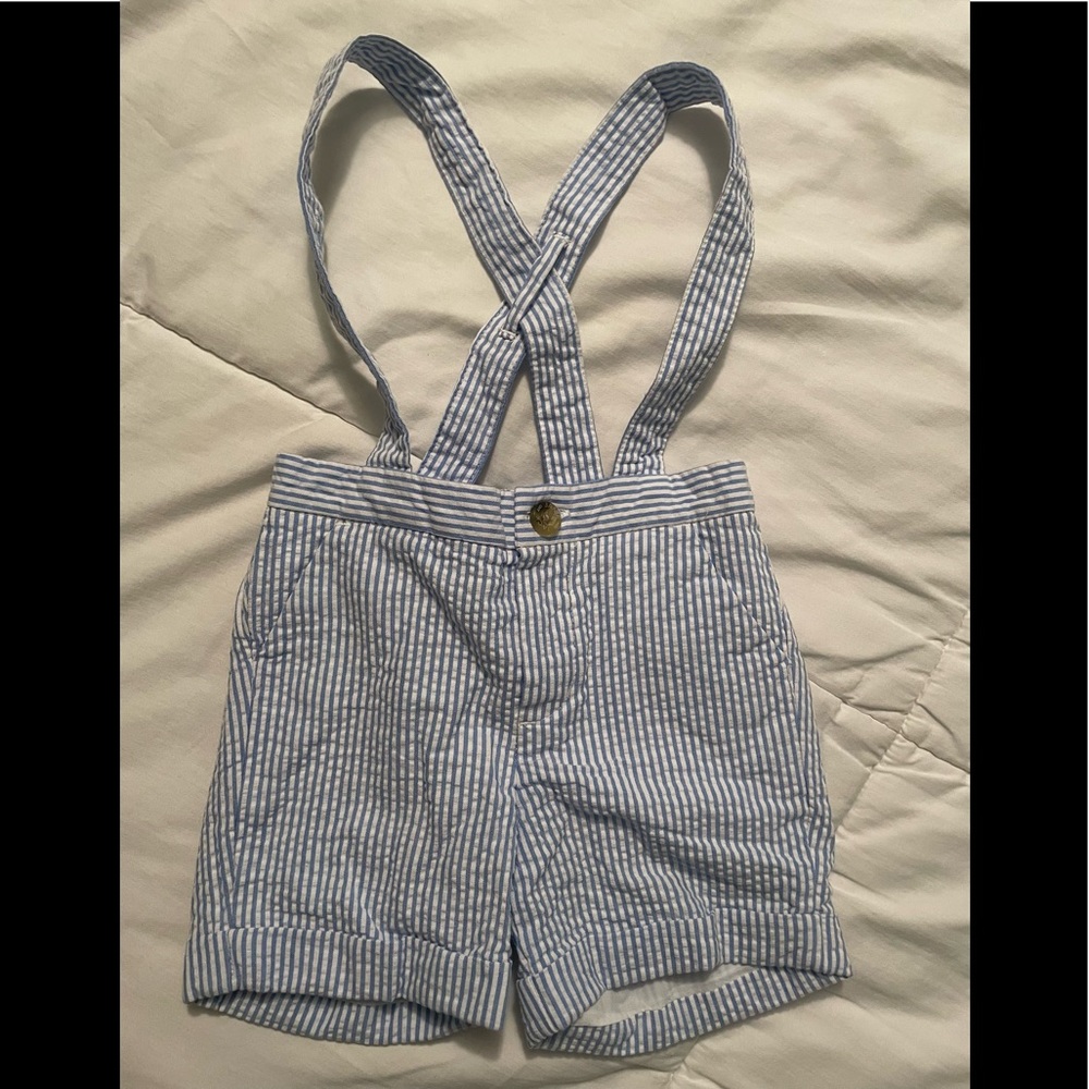 Janie and Jack shorts with suspenders